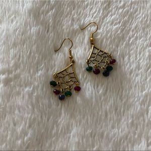 Brass earrings